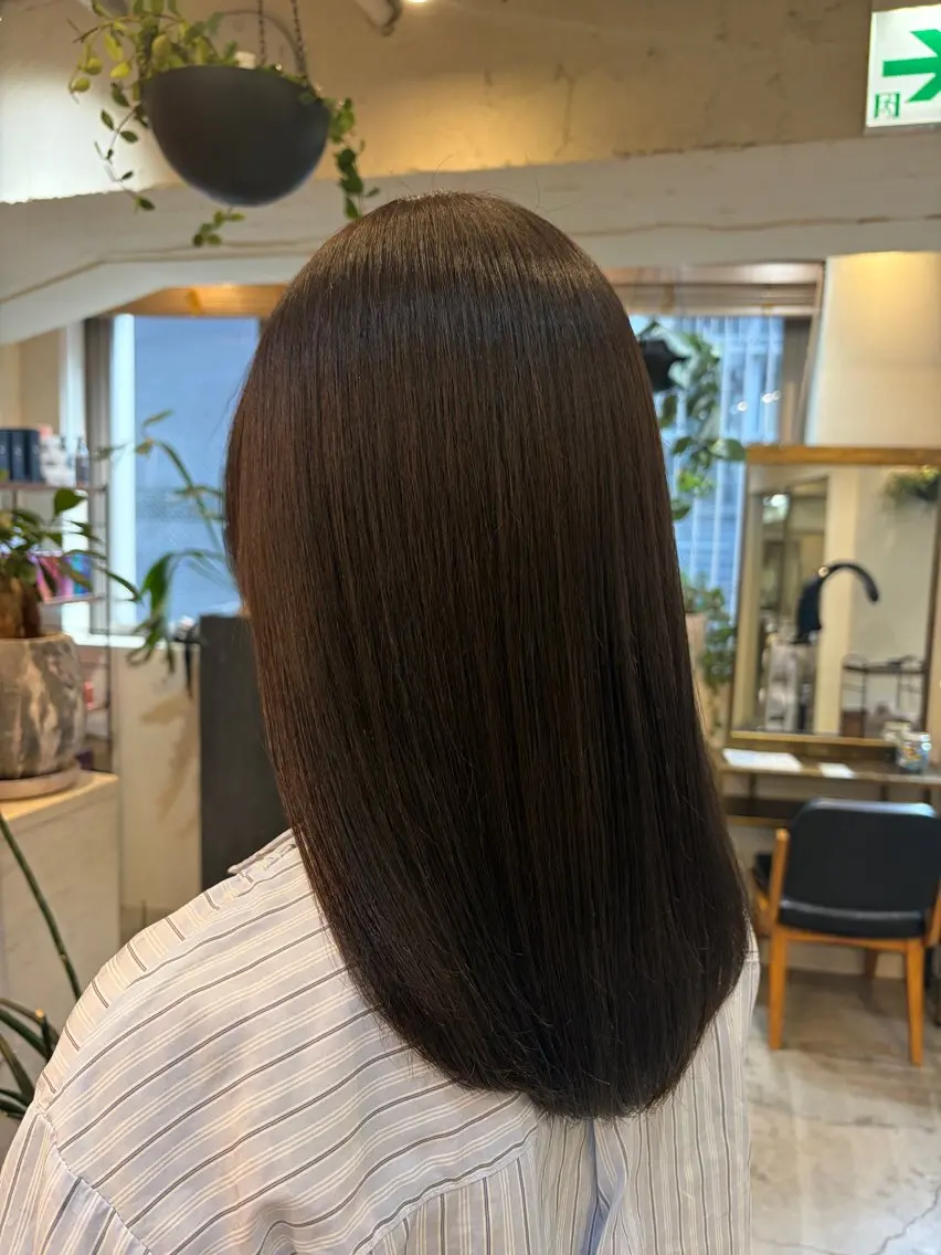 ロング カラー ヘアカラー トリートメント TSUMUGI ／艶カラー🎀のヘアスタイル