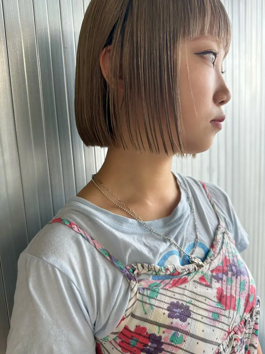 ショート ヘアカラー トリートメント 小澤大輔 YOLO hairのヘアスタイル