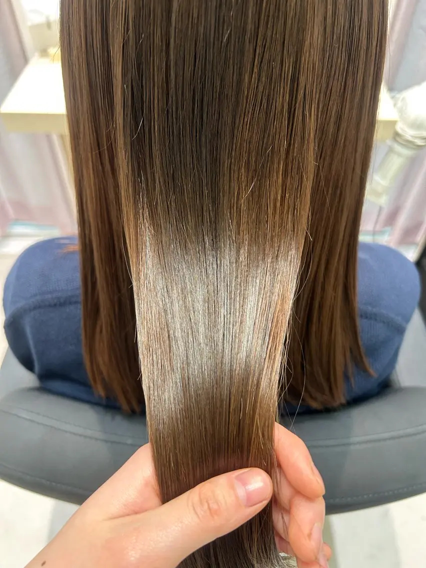 ミディアム カラー ヘアカラー トリートメント 🌷MIREA🌷 LUANA 難波店のヘアスタイル