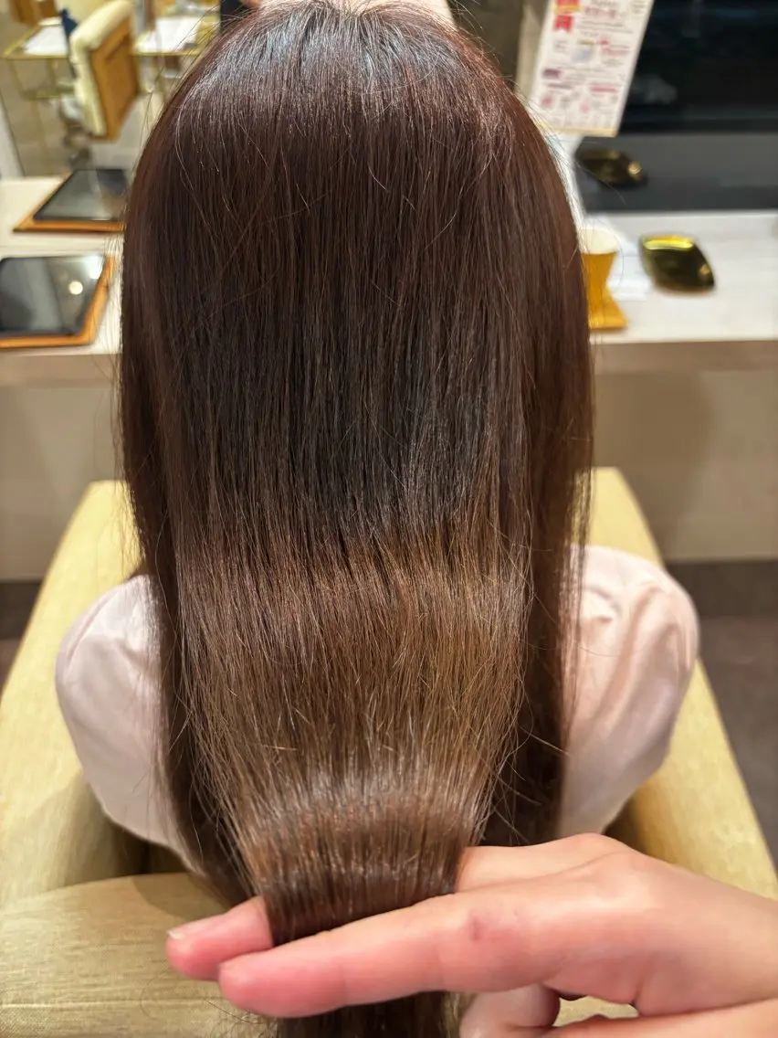 カラー ヘアカラー 中俣 志歩のヘアスタイル