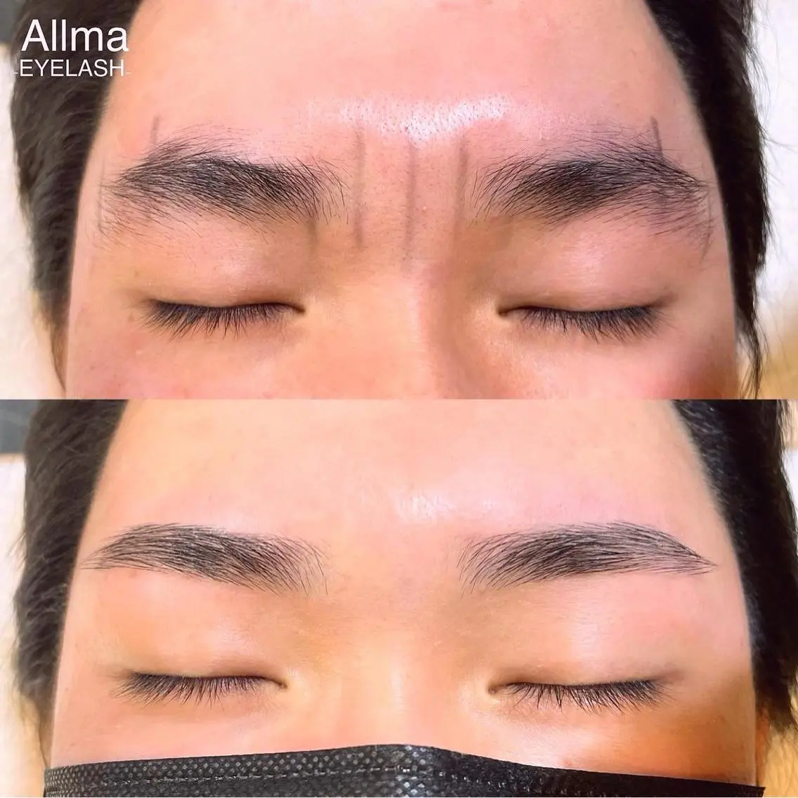 アイブロウ メンズアイブロウ ワックス脱毛 眉カット その他(アイブロウ) Allma 横浜のマツエク・マツパデザイン