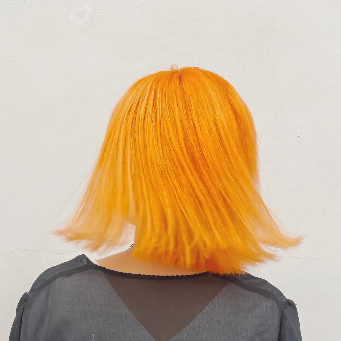 ミディアム カラー オレンジ 特別モデル価格 タカシマイッセイのヘアスタイル