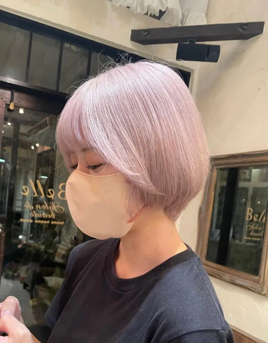【初回無料1名様限定】ダブルカラー（ブリーチあり）5月のモデル募集の写真