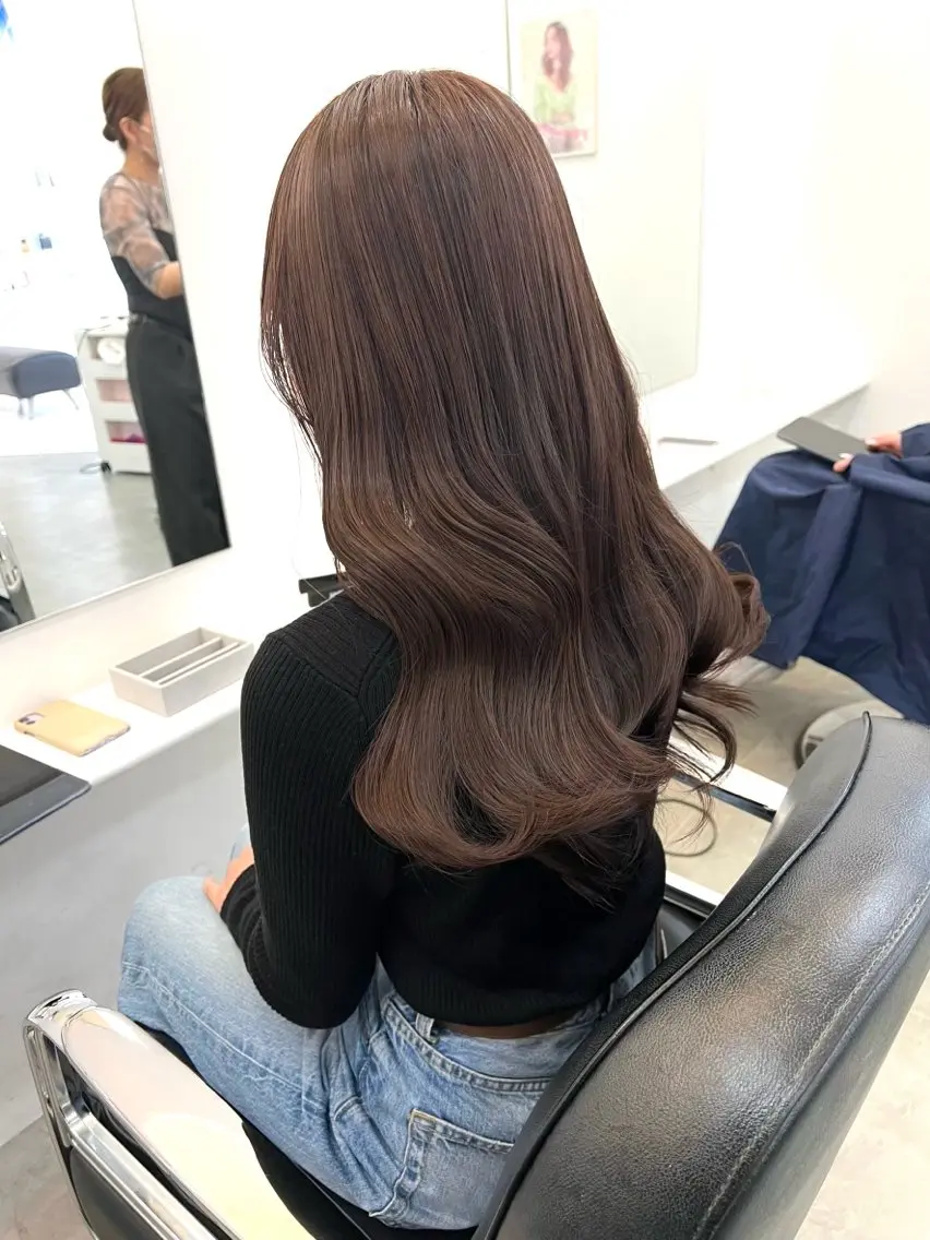 ロング カラー ヘアカラー Parve  Mix 🫧梶川虹のヘアスタイル