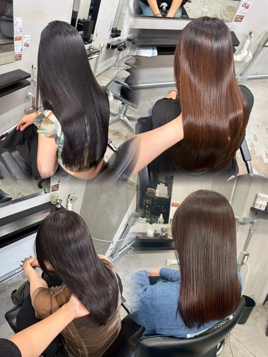 縮毛矯正 Ichikaブリーチ モデル募集中！のヘアスタイル