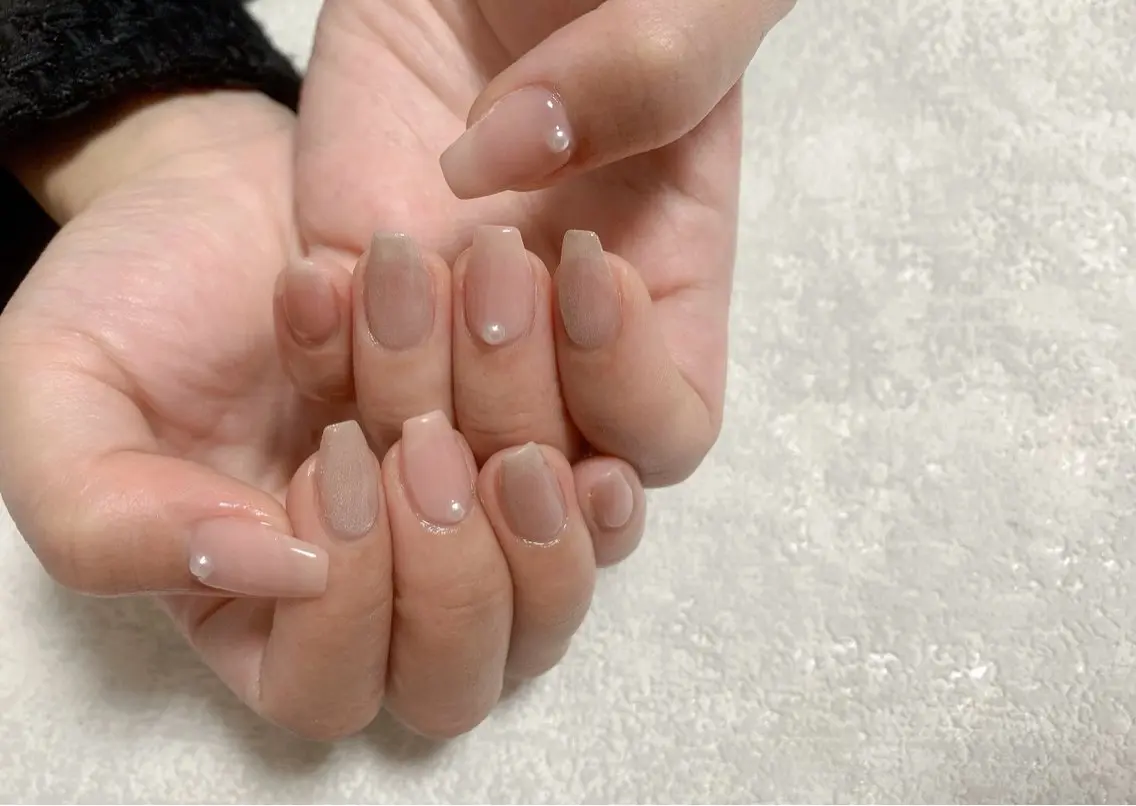 ネイル ジェルネイル マグネットネイル メンズネイル ワンカラーネイル パラジェル kiki nail たまプラーザのネイルデザイン