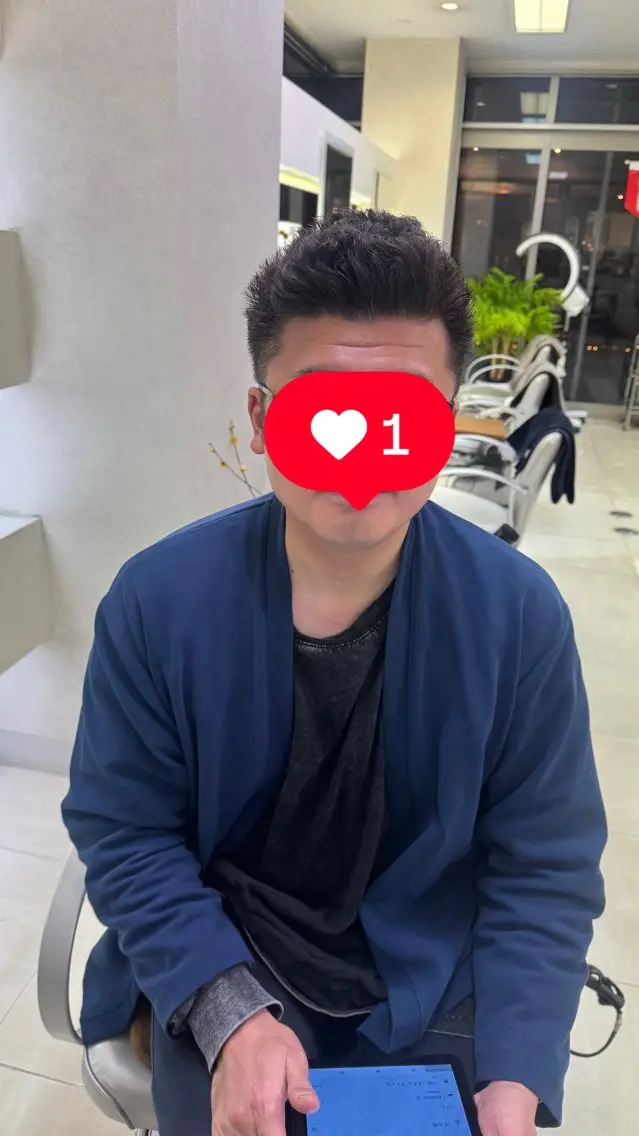 メンズ メンズパーマ タカハシ リナのヘアスタイル