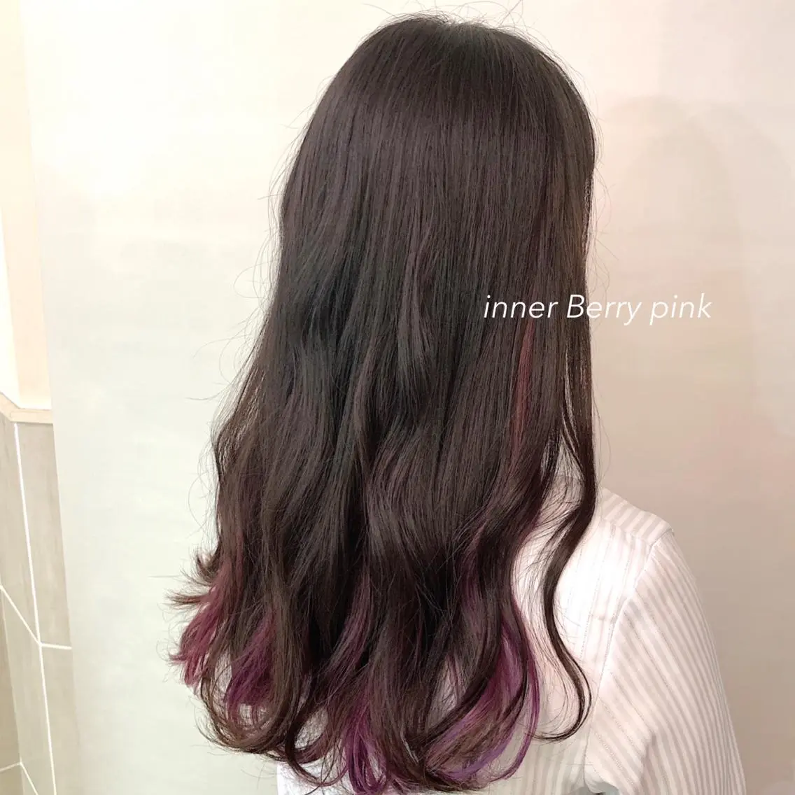 ロング カラー 佐藤 梨里花 ❤︎のヘアスタイル