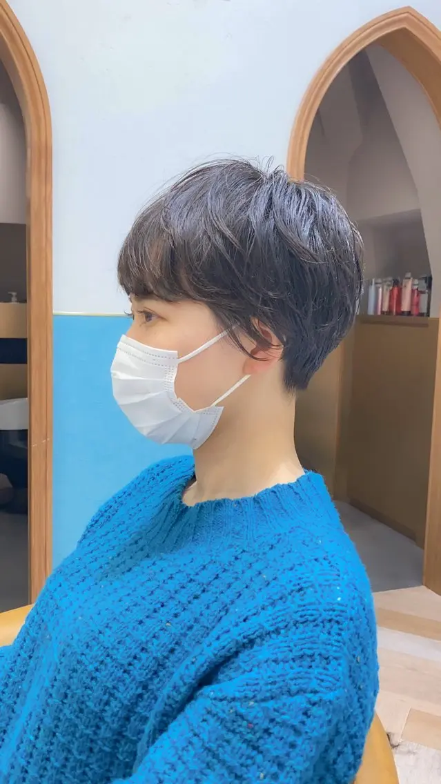 ショート パーマ 🍎大人可愛い小顔 ボブ🍏shioのヘアスタイル