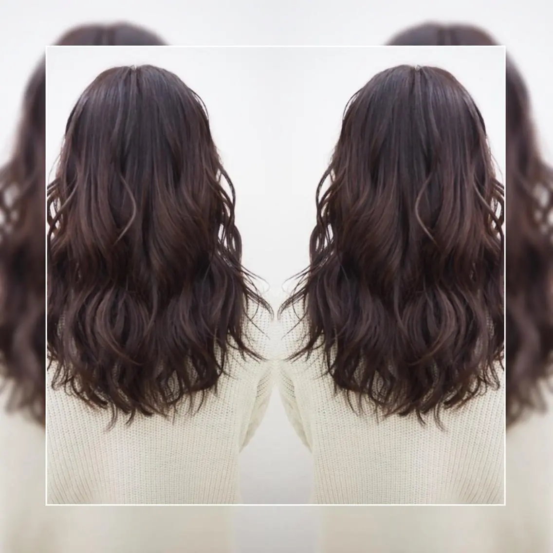 セミロング カラー 永岡 鉄平のヘアスタイル