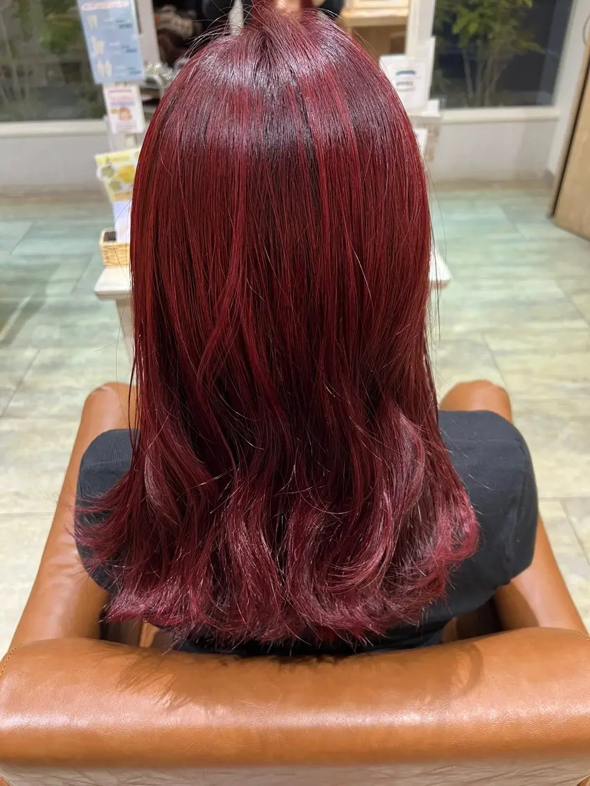 ロング ヘアカラー カラーモデル募集中✨ MIKUのヘアスタイル