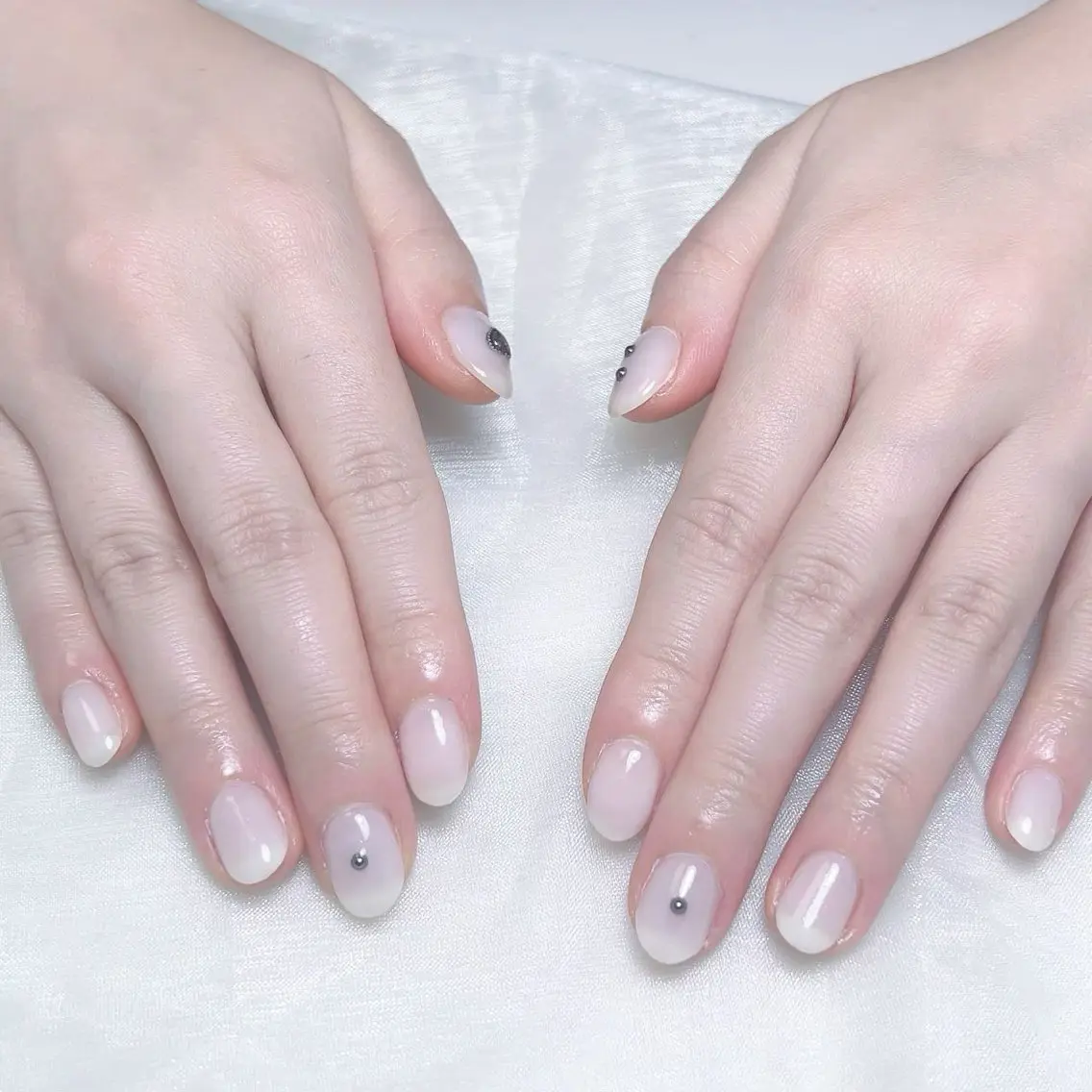 メンズ ネイル ワンカラーネイル ハンドネイル Nail salon 木にいるのネイルデザイン