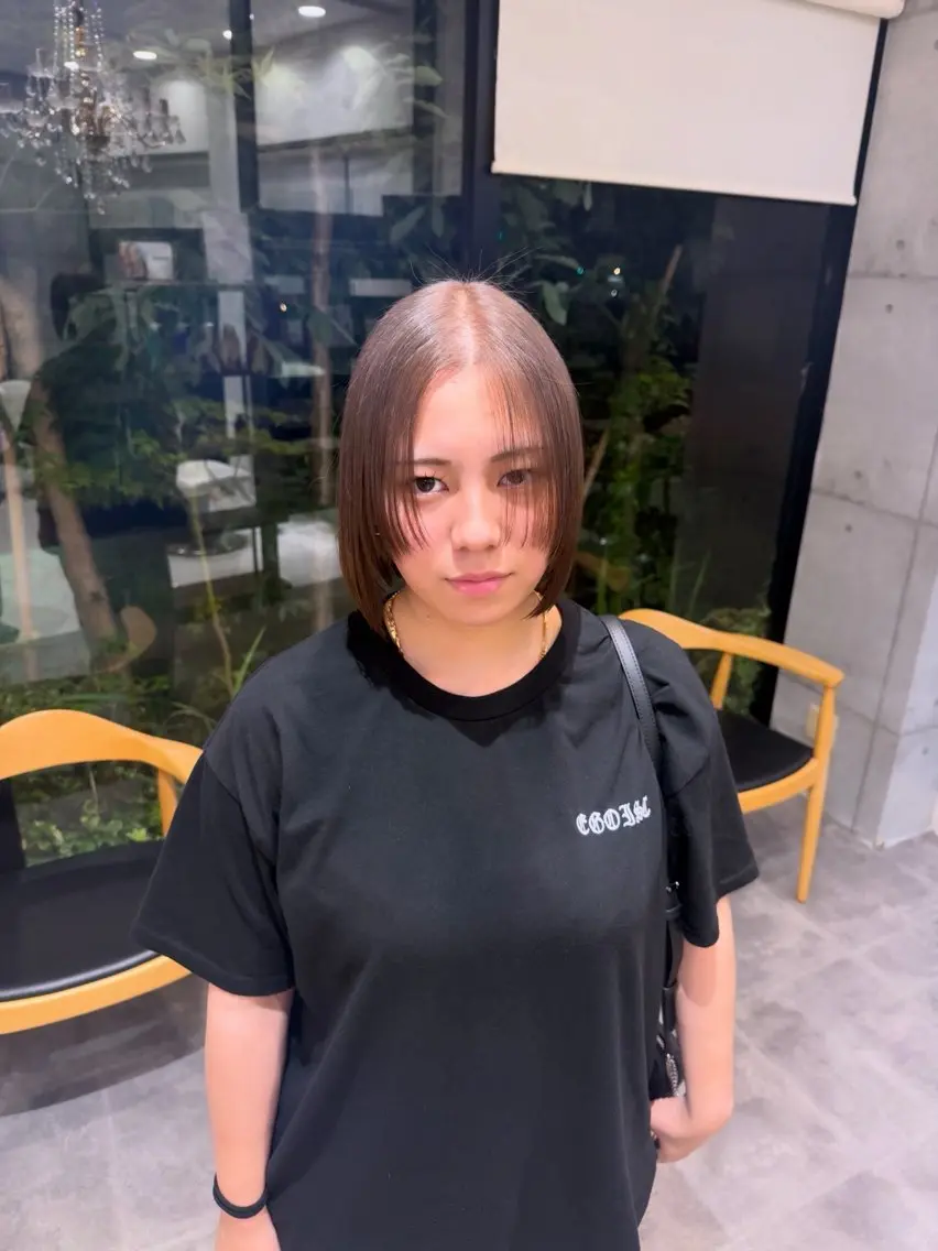 ショート ボブ 大野 智亜里のヘアスタイル