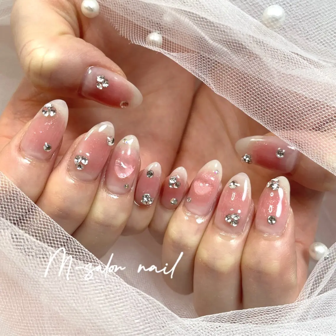 ネイル ハンドネイル 韓国/網紅/パーツ M-salonのネイルデザイン