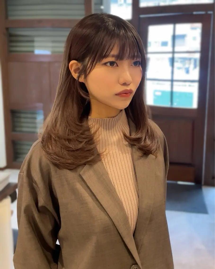 ミディアム ショート特化⌇ カラー⌇妃菜🎀のヘアスタイル