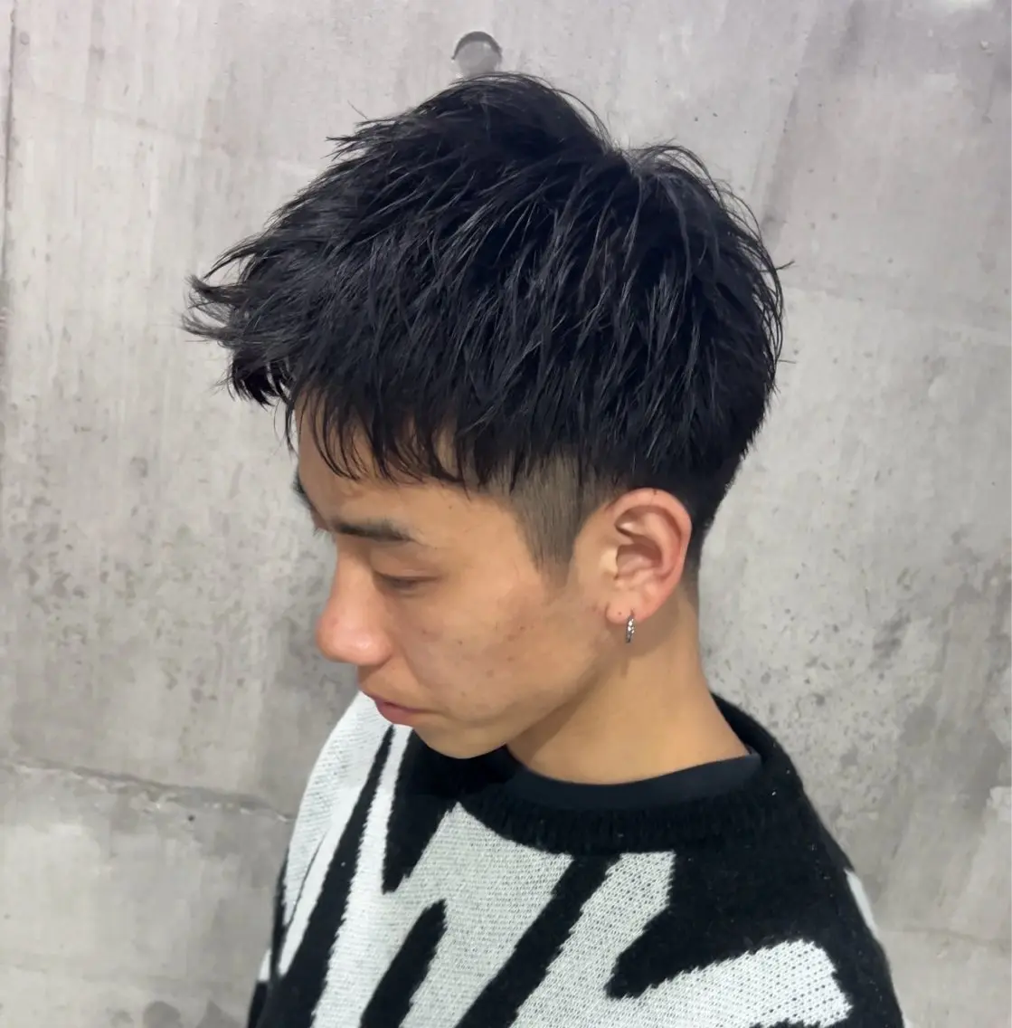 メンズ メンズ縮毛矯正 🎖アジマ リョオのヘアスタイル