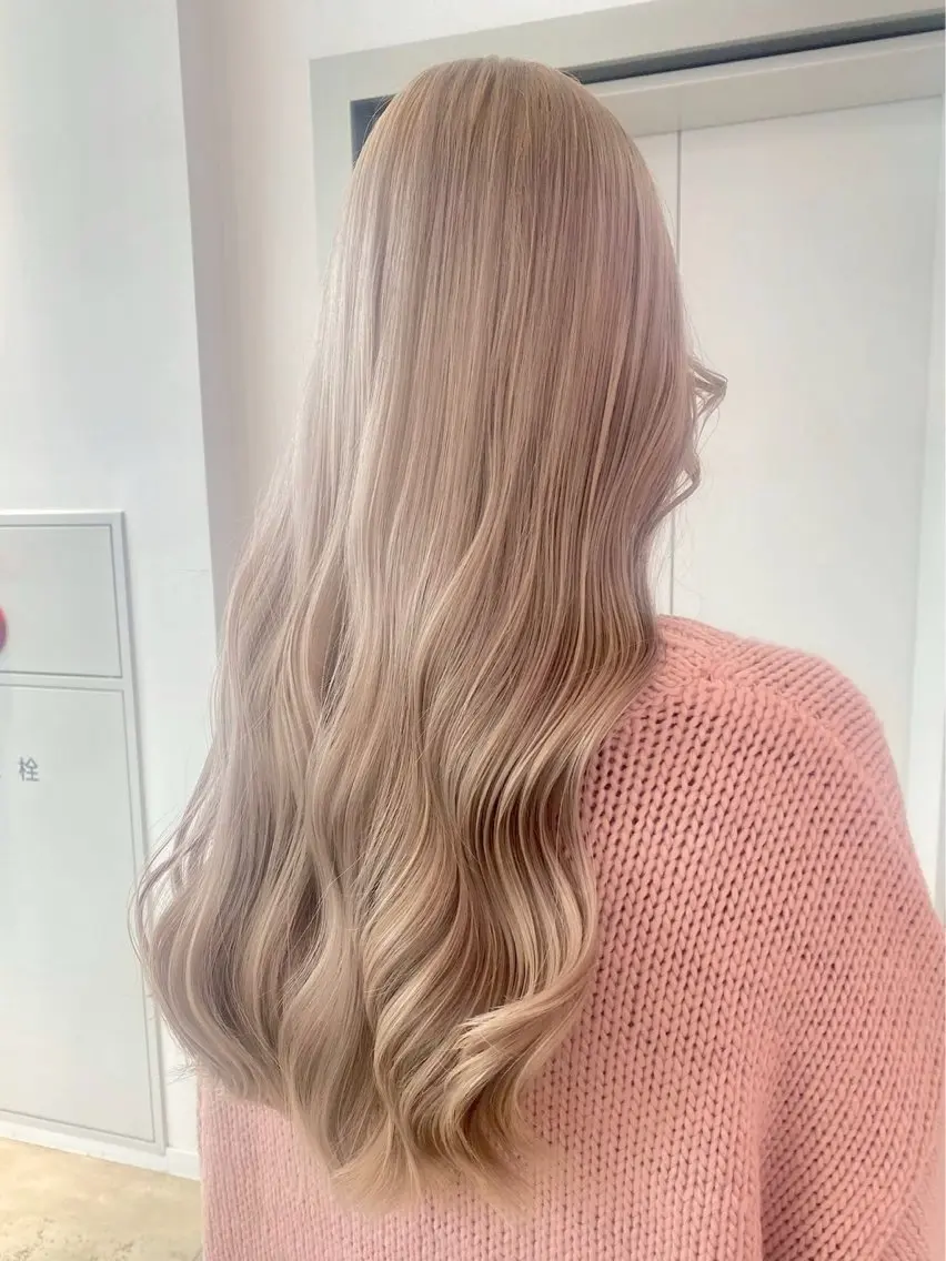 🎀人気No.1🎀【カット＋ケアブリーチ＋透明感カラー】の写真