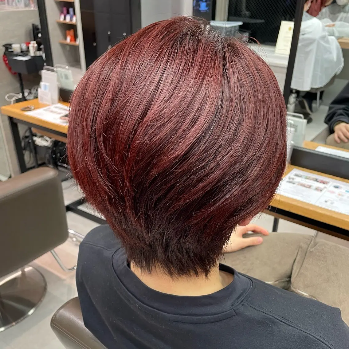 ショート カラー カット ヘアカラー トリートメント ヘッドスパ ヘアセット モデル様募集中 /REIRIのヘアスタイル
