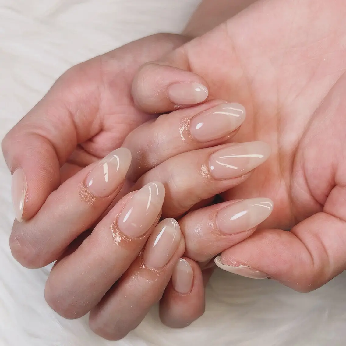【自爪補強】クリアネイル✨️の写真