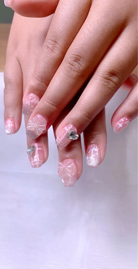 ネイル ハート マグネットネイル Cute Tips nailのネイルデザイン