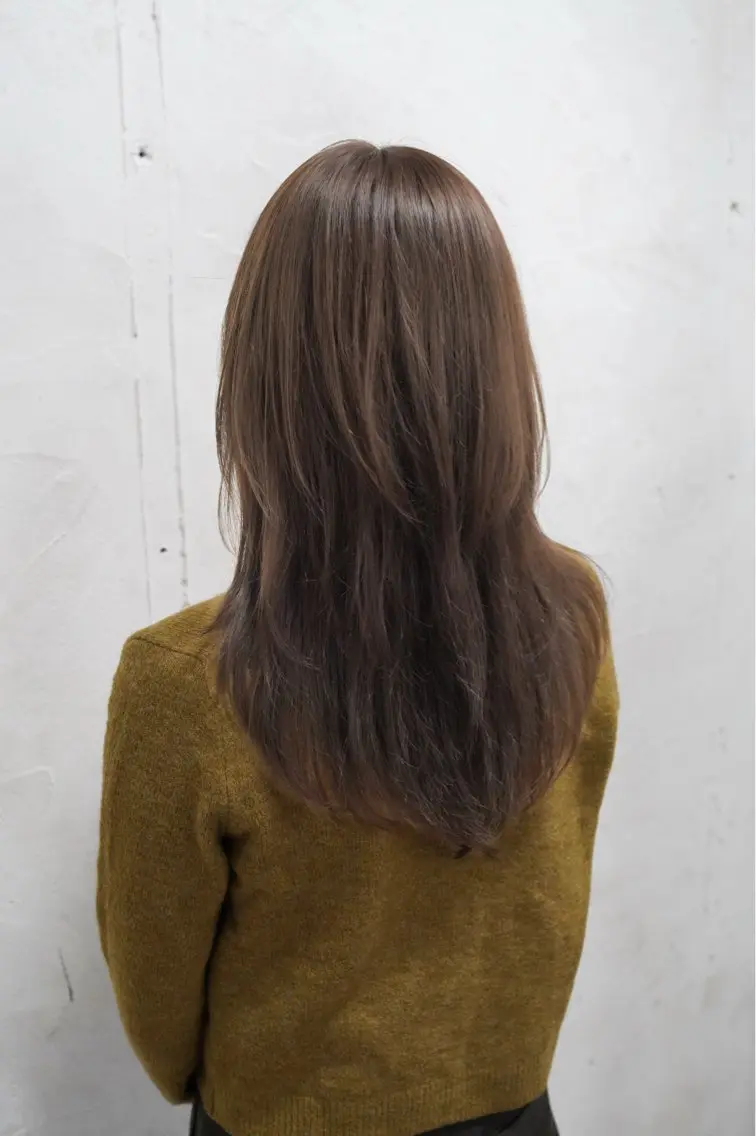 ミディアム カラー カット ヘアカラー トリートメント 赤み消し/透明 感カラー🫧みらいのヘアスタイル