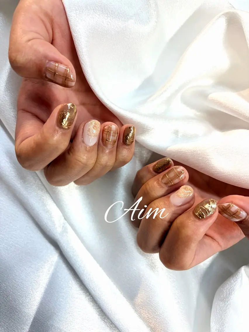 ネイル ハンドネイル Aim🌿 kanaのネイルデザイン
