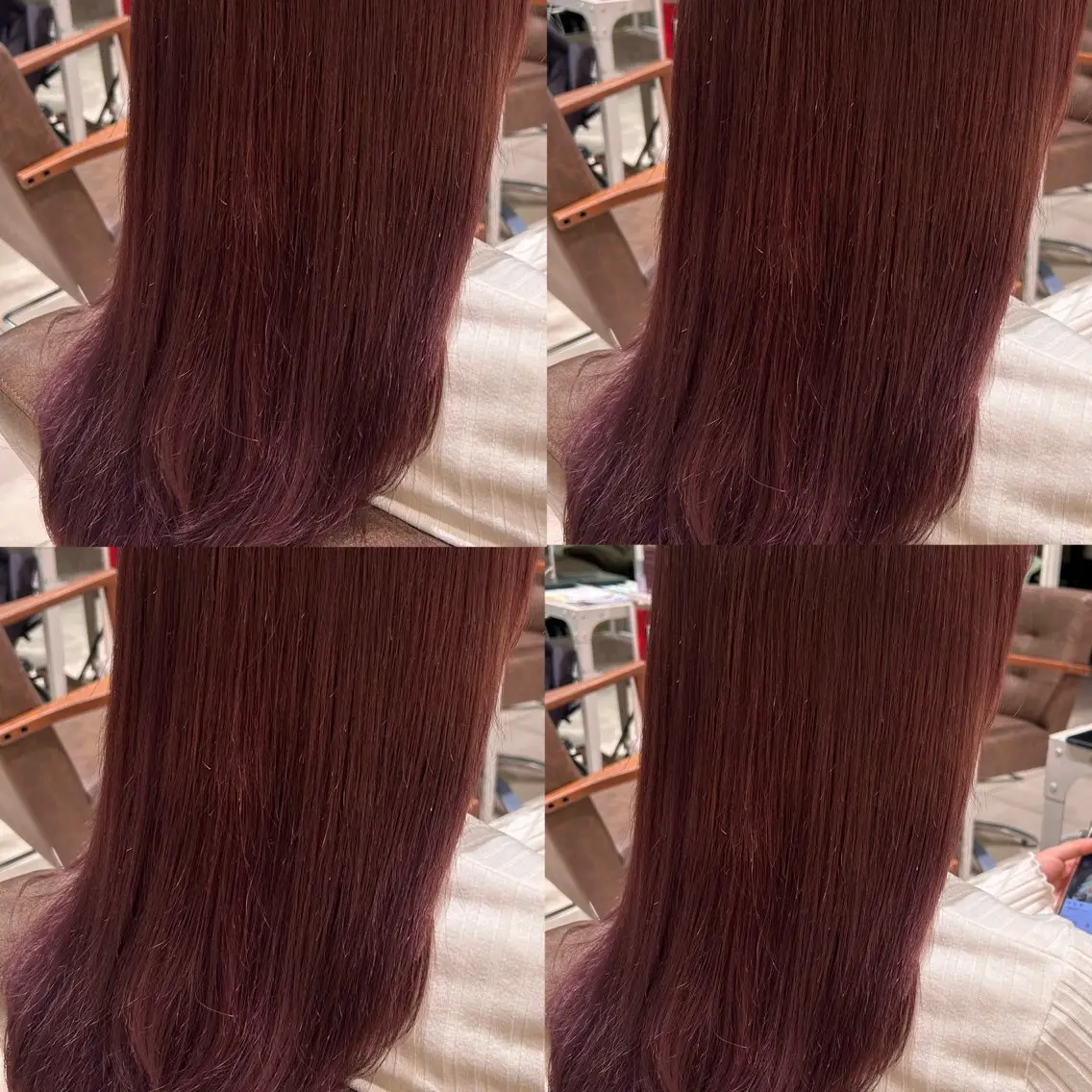 セミロング カラー 髪質改善 トリートメント カット ヘアカラー 艶カラー🩵中久保 舞優🩵のヘアスタイル