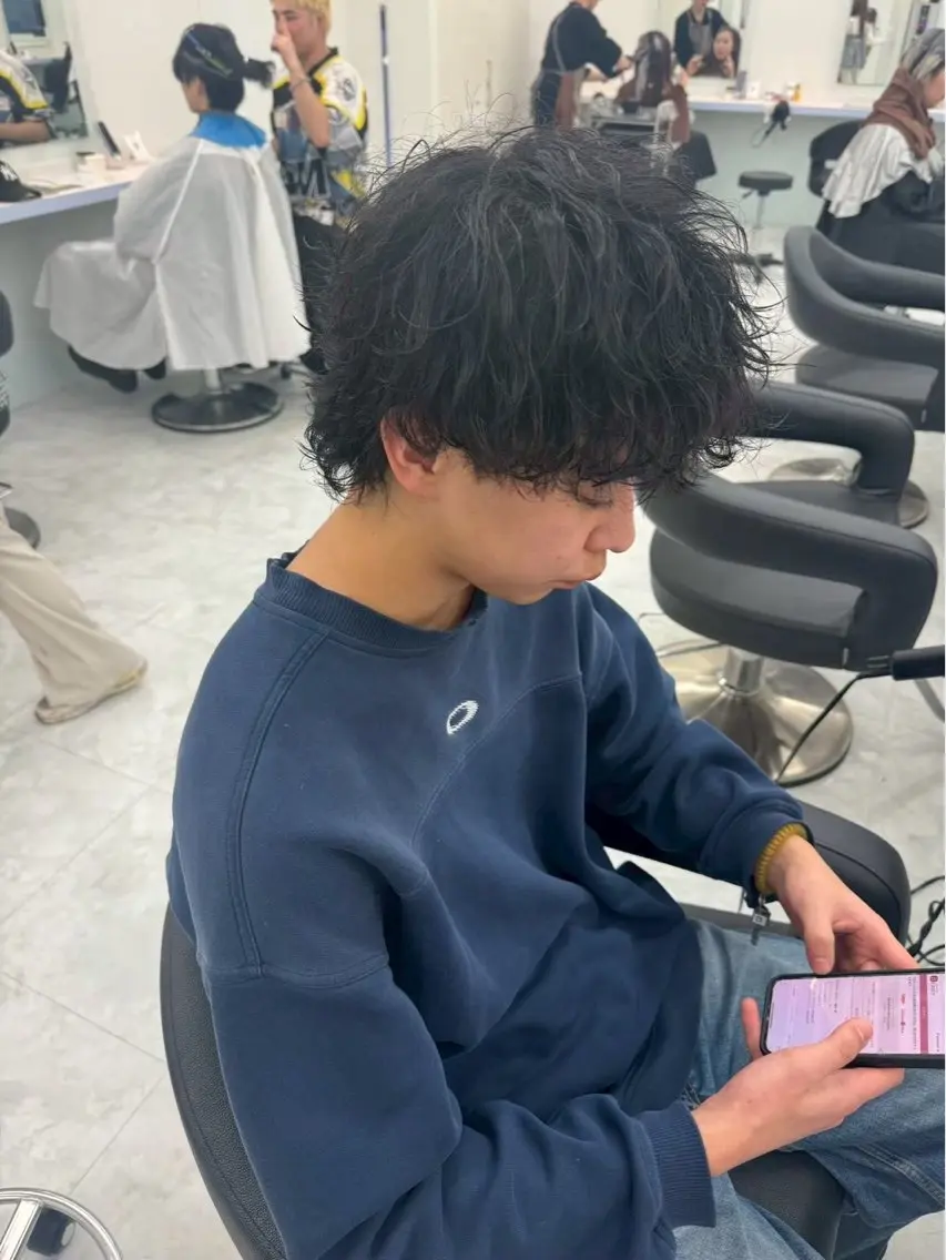 パーマ 💫メンズ特化💫 MIU/海外風のヘアスタイル