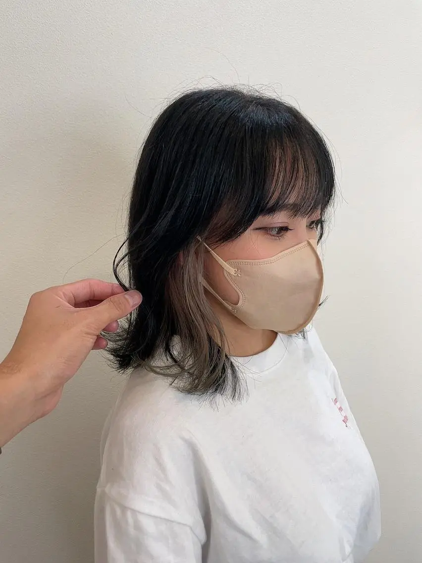 似合わせカット+インナーカラー+オリジナルトリートメントの写真
