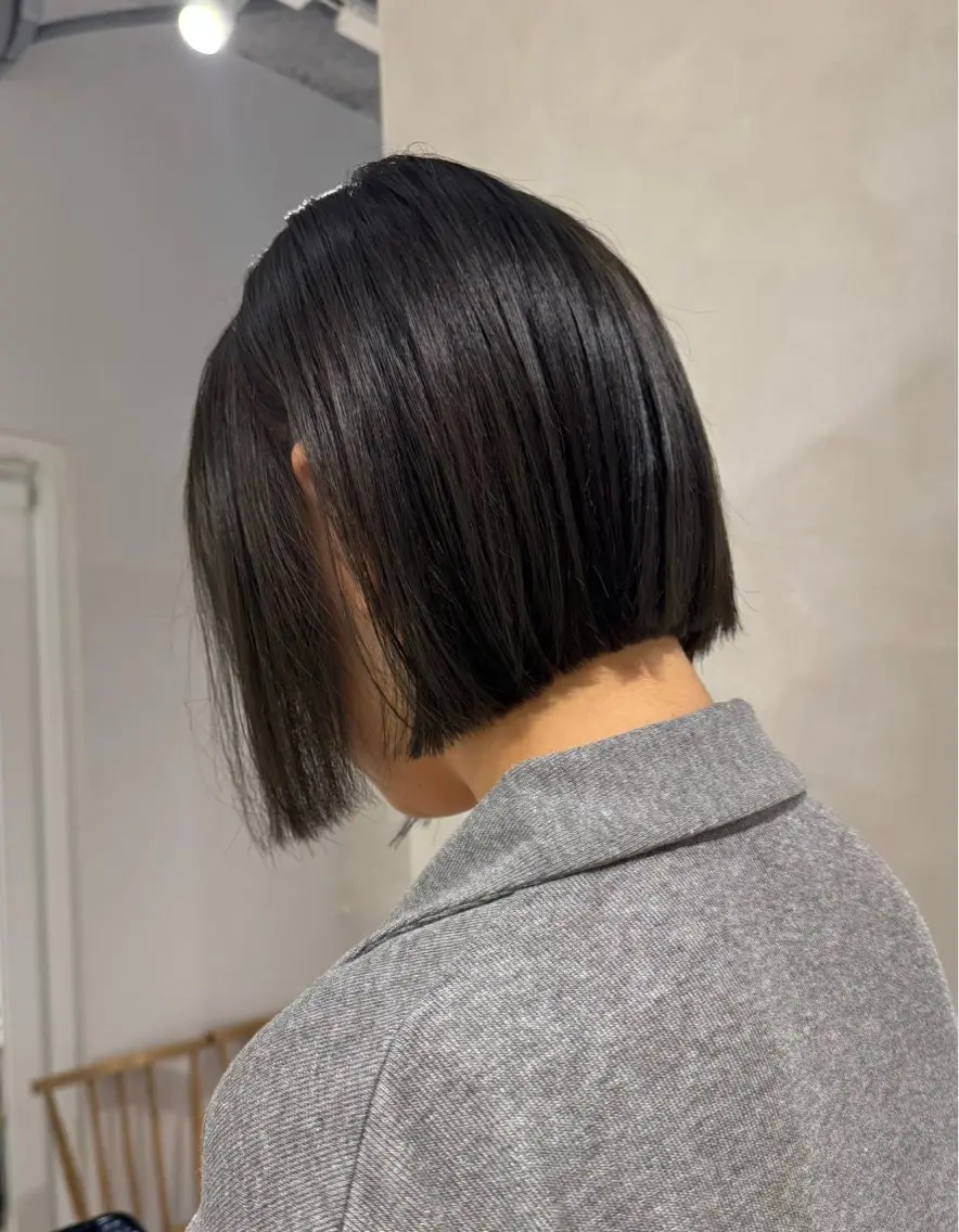 ショート ボブ カット ヘアカラー トリートメント 透明感カラー✴︎ SAYAKAのヘアスタイル
