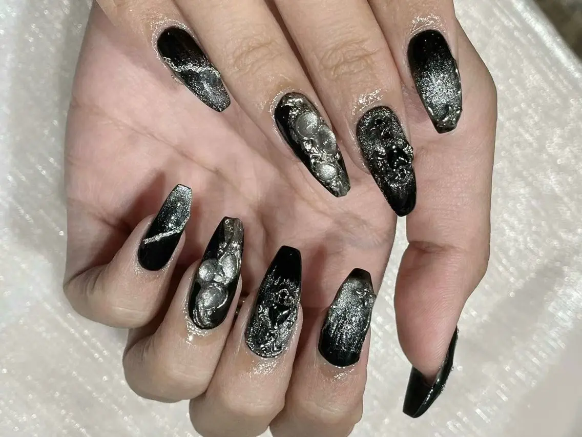 ネイル アートネイル フラワーネイル フットネイル ジェルネイル マグネットネイル Babarla Nailのネイルデザイン