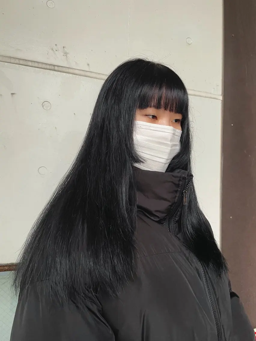 セミロング 顔周りカット ハイレイヤー レイヤーカット nana 🌼のヘアスタイル