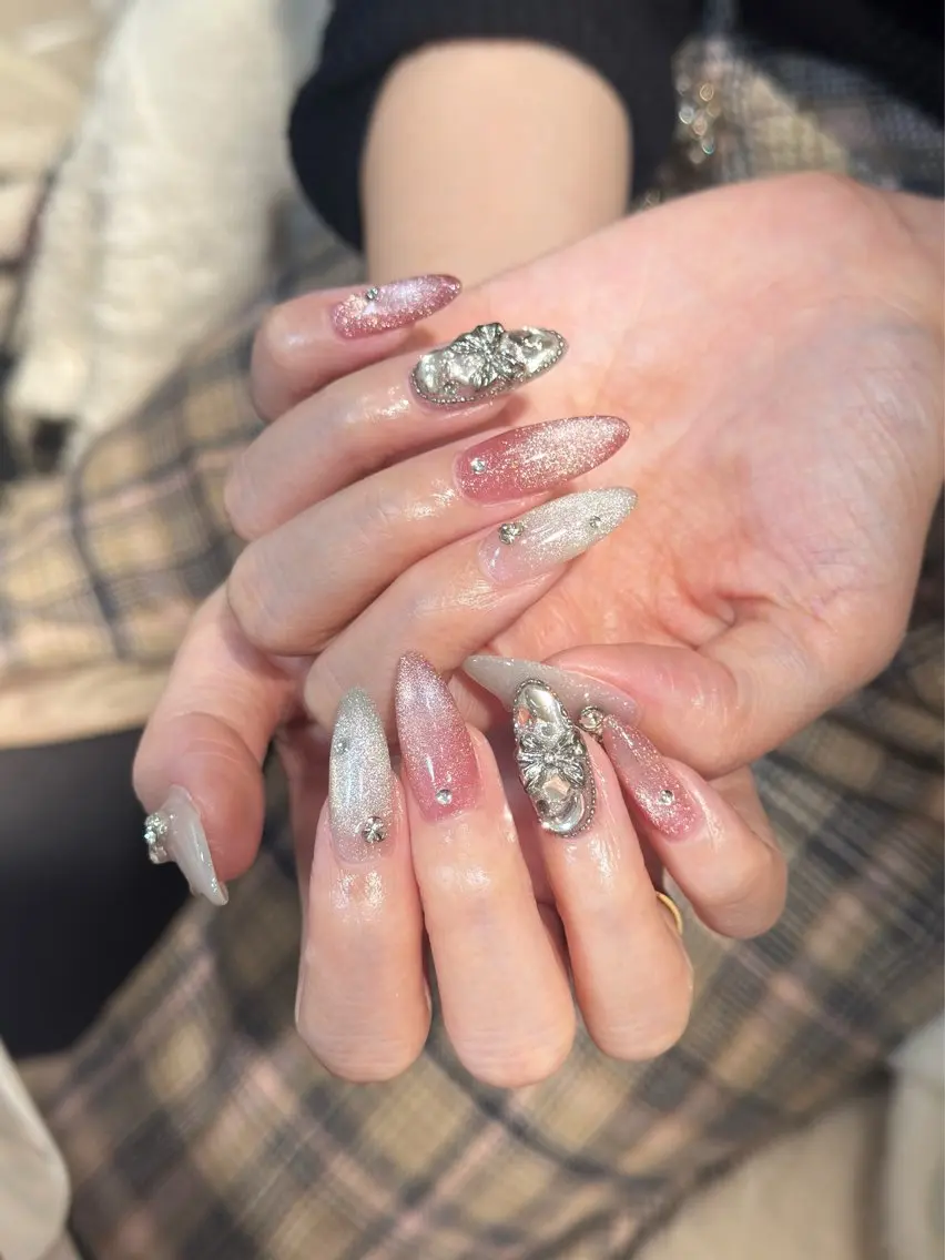ネイル ハンドネイル ハンドケア 🦋Yumi Nail🦋Momoのネイルデザイン