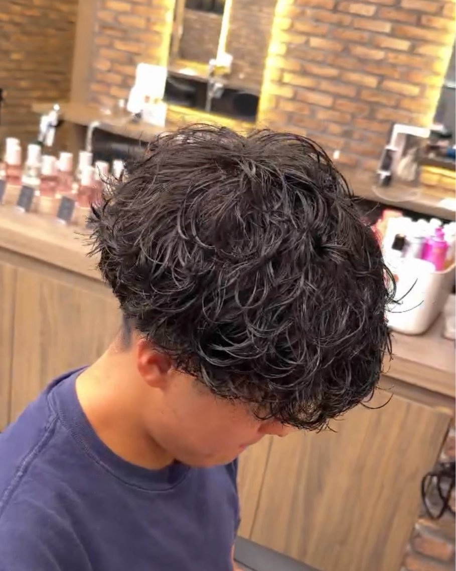パーマ メンズ カット パーマ 【横浜メンズ 特化美容師】昇陽のヘアスタイル