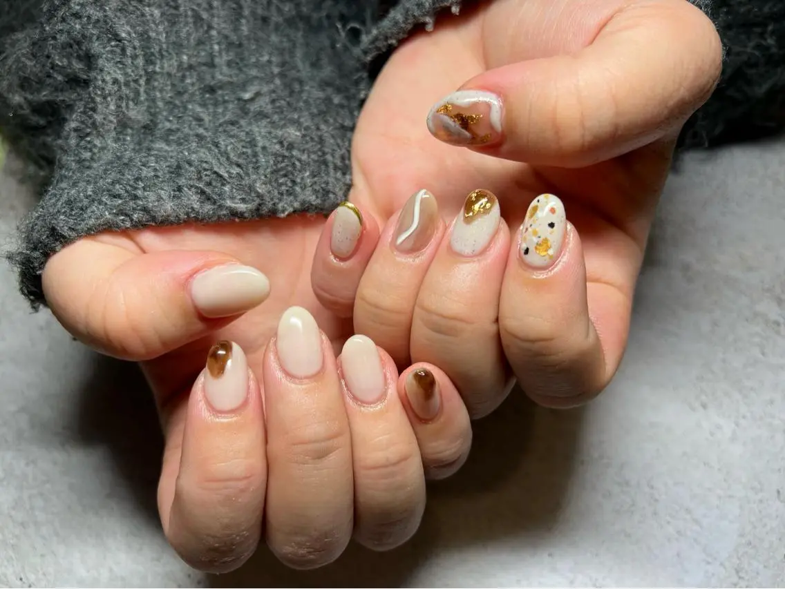 ネイル ハンドネイル 谷川 薫のネイルデザイン