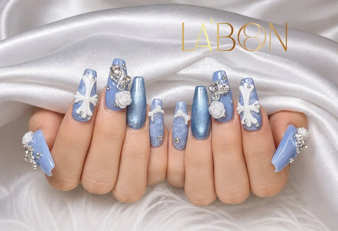 ネイル ロングネイル スカルプネイル Labon Nails Artのネイルデザイン