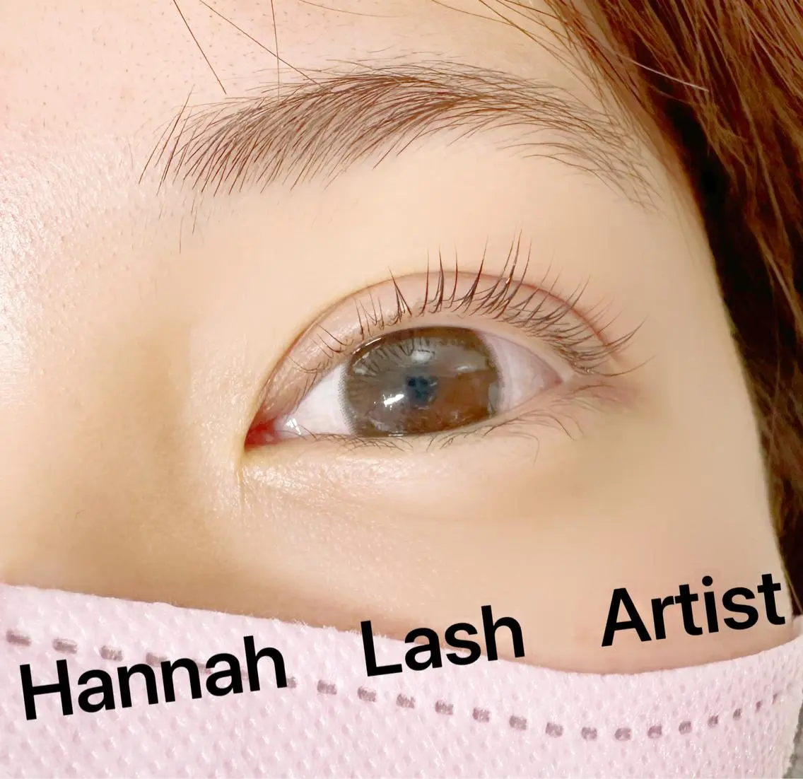 マツエク・マツパ ナチュラル Hannah ハンナのマツエク・マツパデザイン