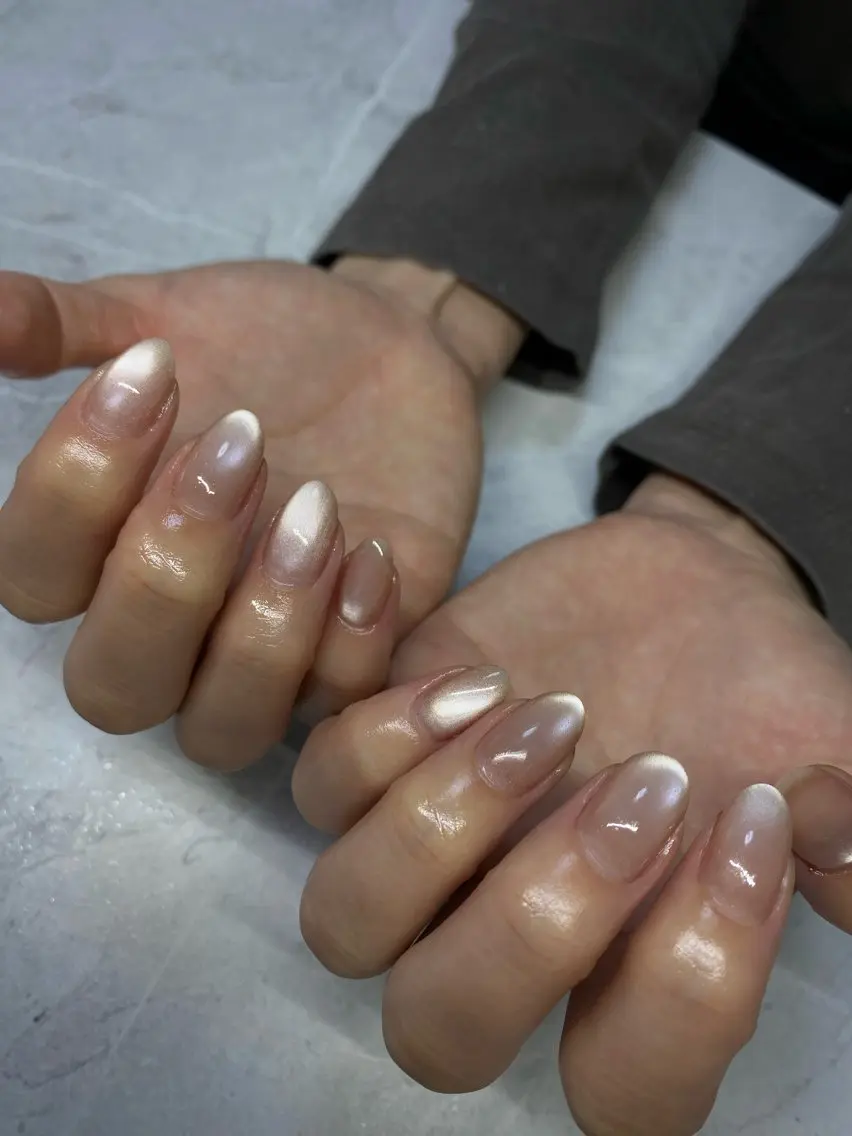 ネイル 氷ネイル・うるうるネイル マグネットネイル ✨AiNail💅 ✨高幡不動NEW ✨のネイルデザイン