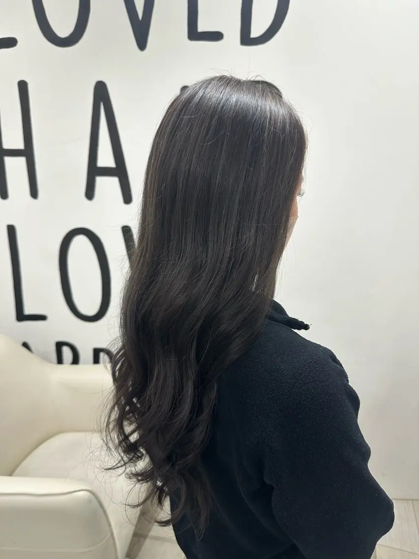 ロング カラー ハイライトカラー ハイライト ロング トリートメント ヘアカラー トリートメント 2do Yu-kiのヘアスタイル