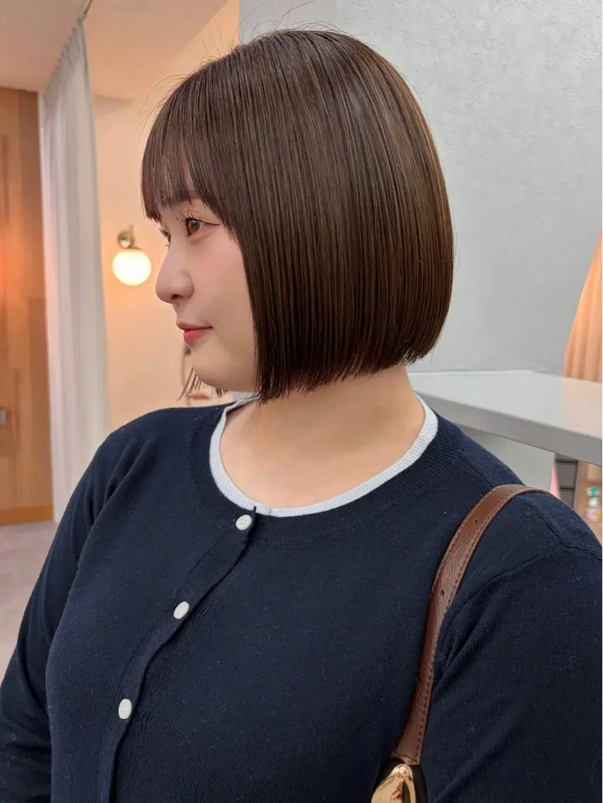 ショート ボブ カット トリートメント 駒場 まといのヘアスタイル
