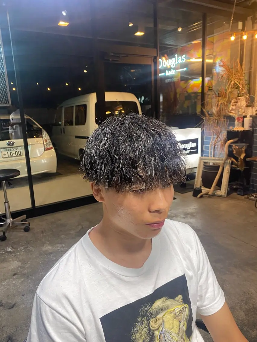 パーマ メンズ Douglas ayaのヘアスタイル