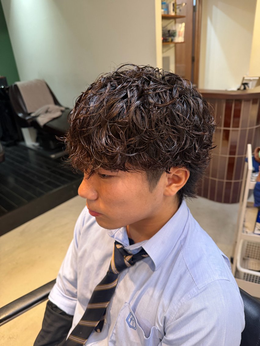 ミディアム ミディアムパーマ カット パーマ パーマ特化Rito/ Attractのヘアスタイル