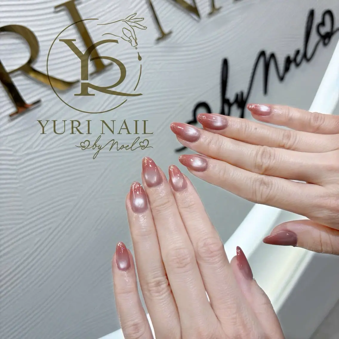 ネイル チークネイル フットネイル フレンチネイル 韓国ネイル 水色 YURI Nail NARITAのネイルデザイン