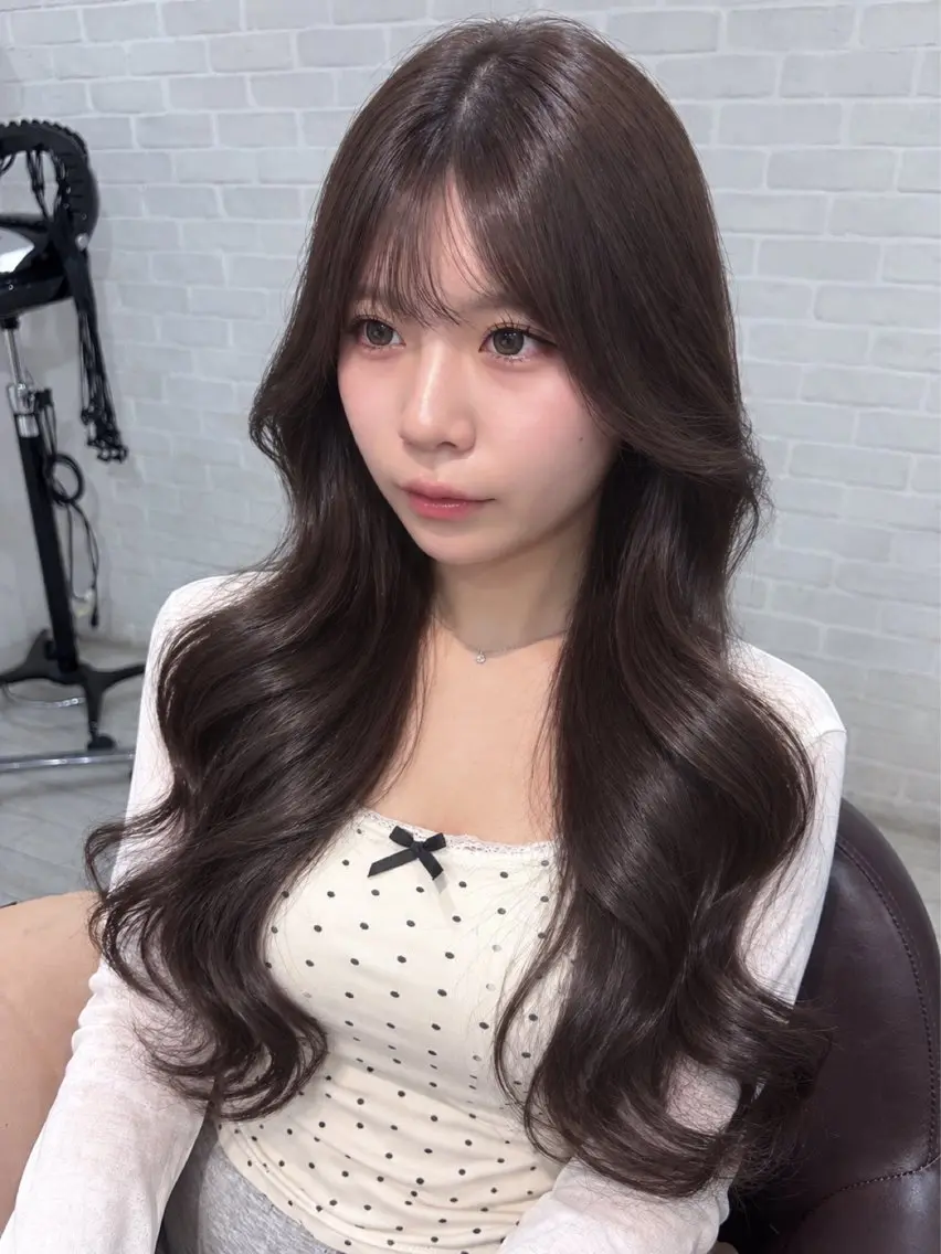 ロング ヘアアレンジ 【🦋透明感艶🪽】 カラー🩶りんか🩶のヘアスタイル