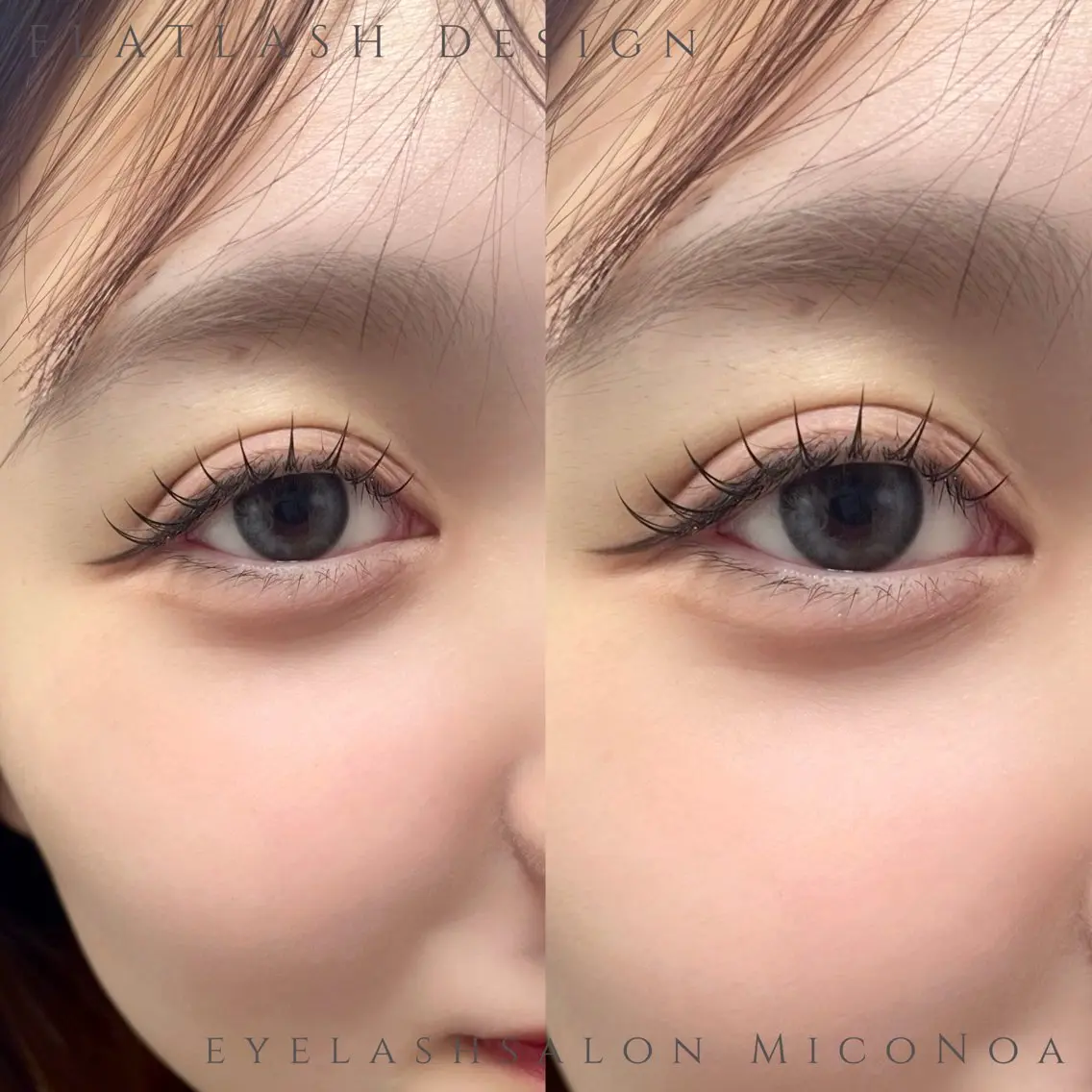 【ふわ軽&持続】1ヶ月以内オフ無料|flat lash 100本|ナチュ盛れの写真