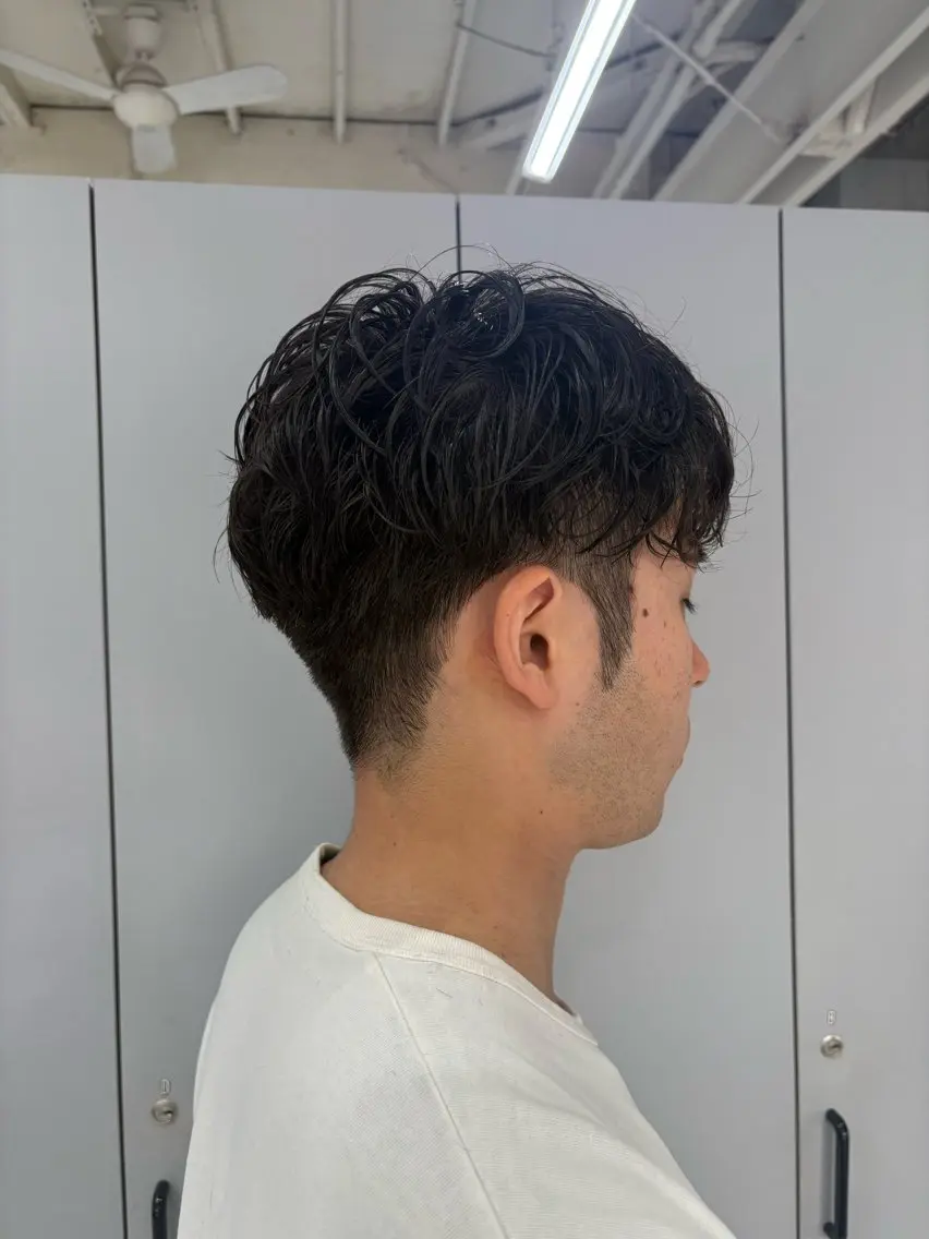 ショート パーマ メンズ カット パーマ KANA .のヘアスタイル