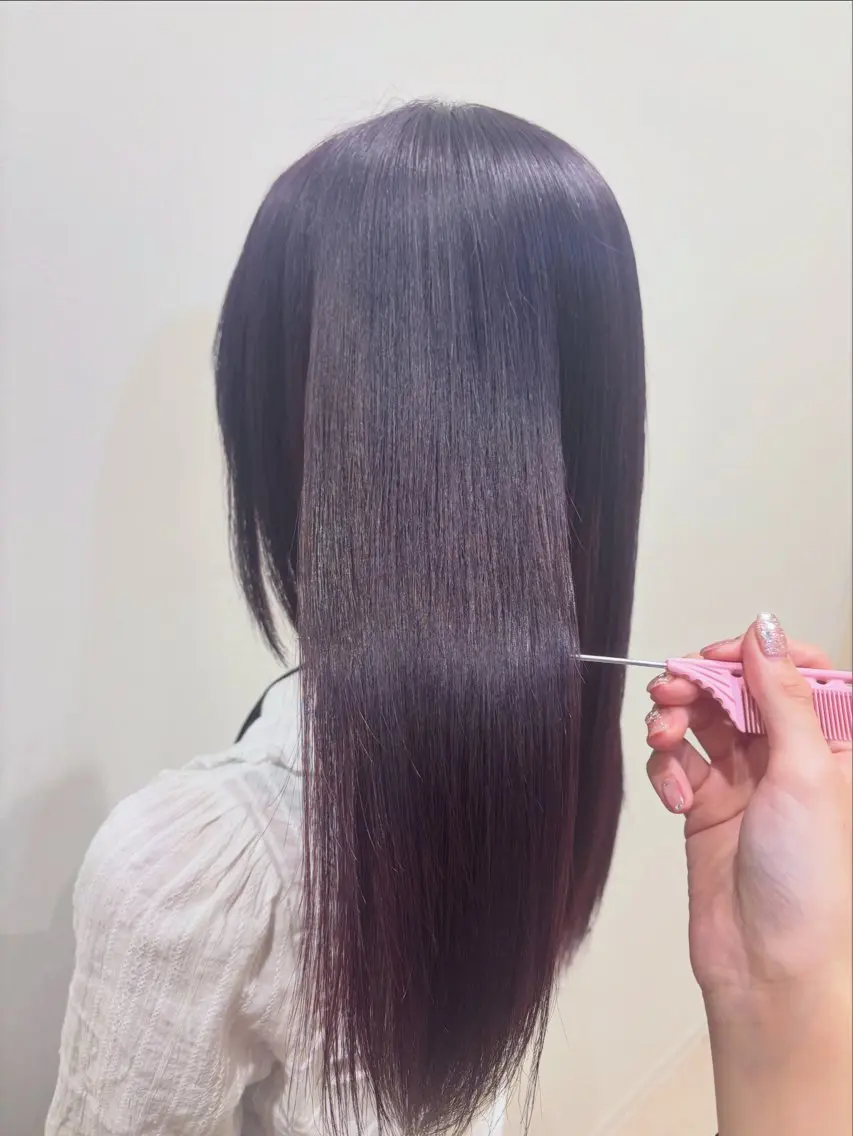 ロング カラー rad心斎橋 airi۫ ꣑ৎのヘアスタイル
