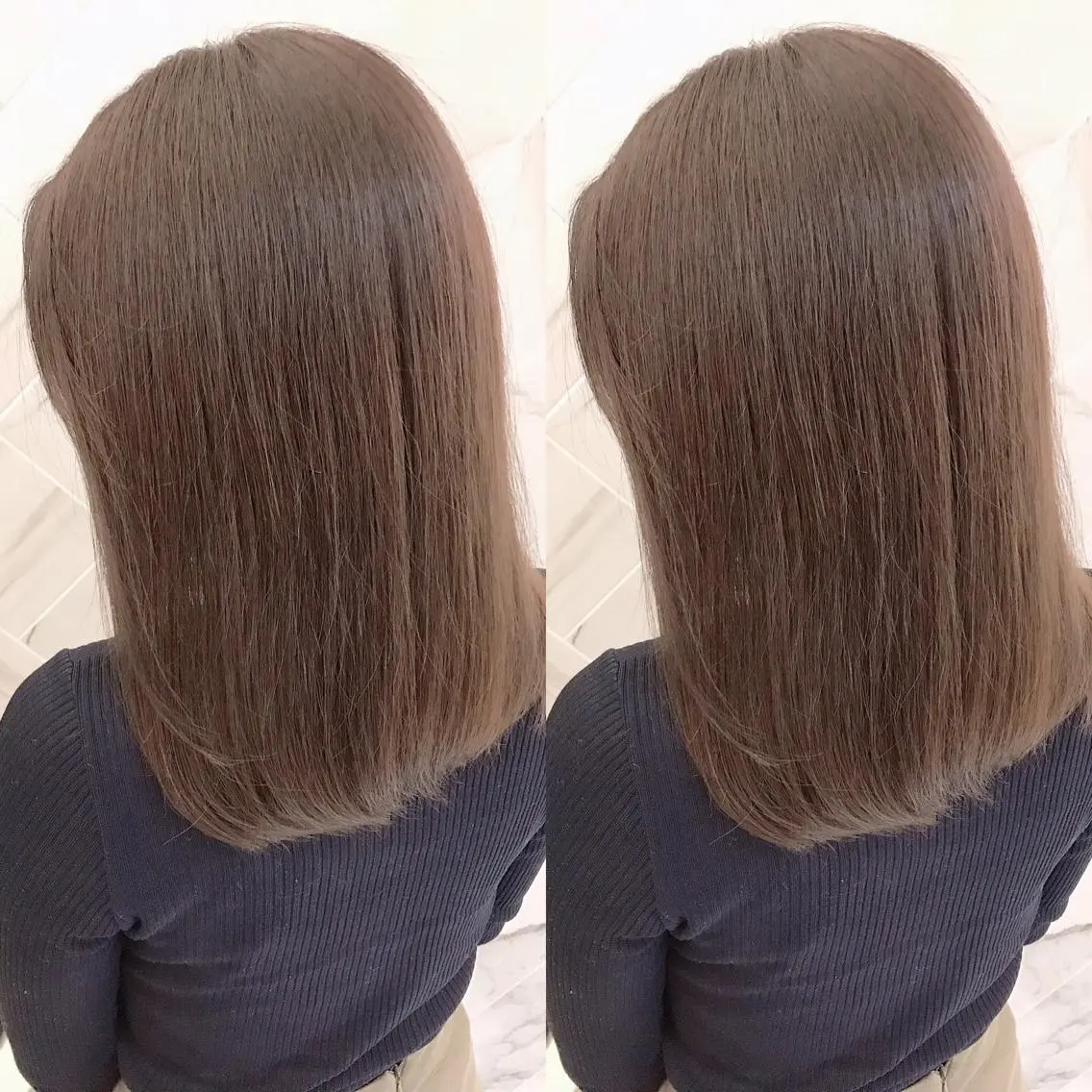 ミディアム カラー アクアカラー イルミナカラー トリートメント 上條 航平のヘアスタイル