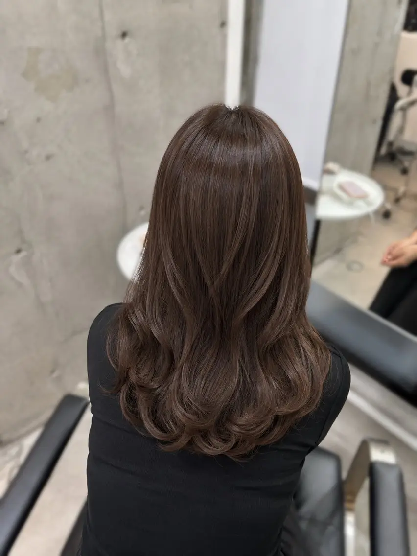 ロング カラー ベージュカラー ヘアカラー ふうか 天六/天満/中崎町のヘアスタイル