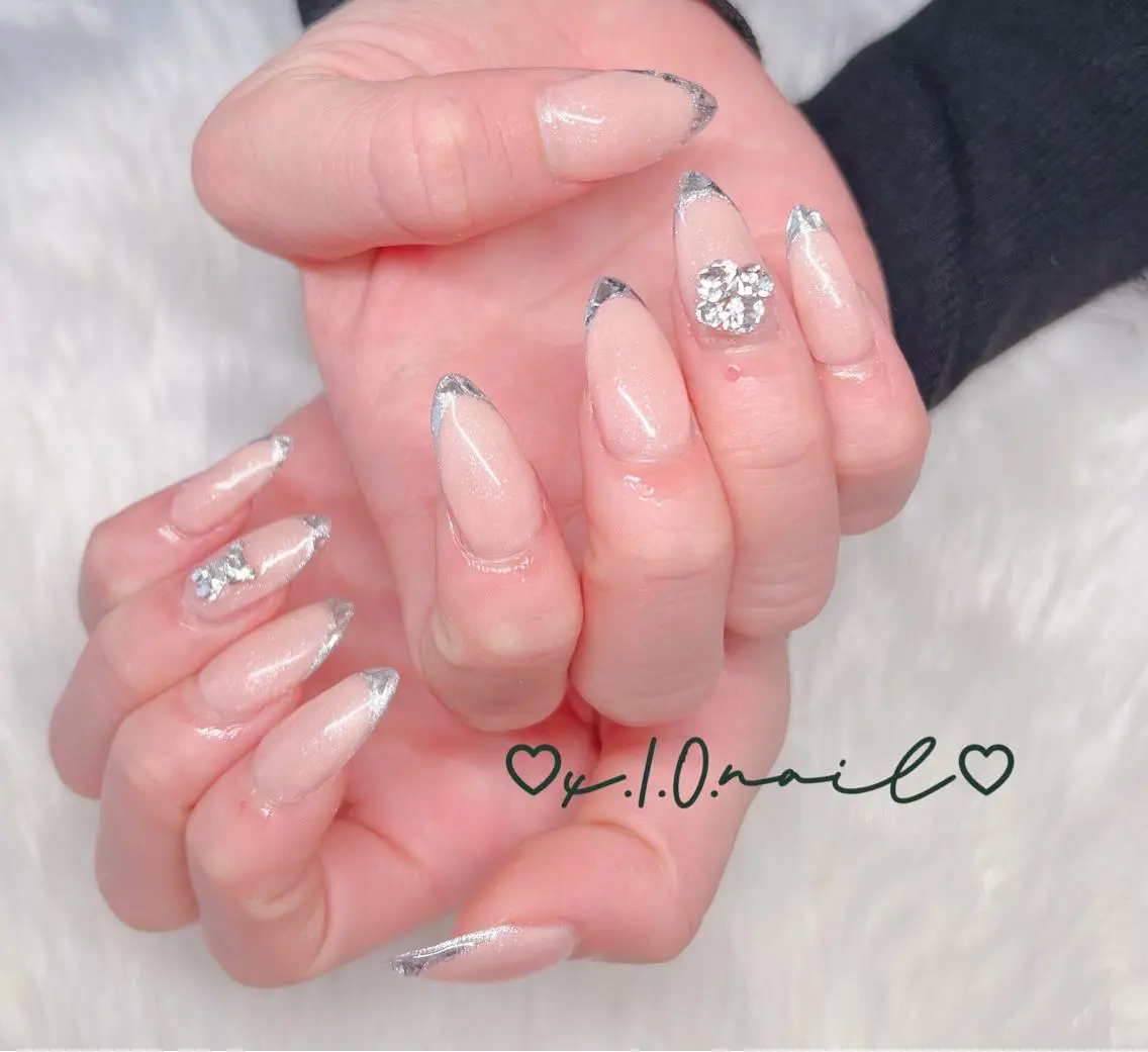 ネイル アニマル柄 アートネイル ニュアンスネイル ネイルチップ ハンドネイル x.1.0.nail ♡Cのネイルデザイン